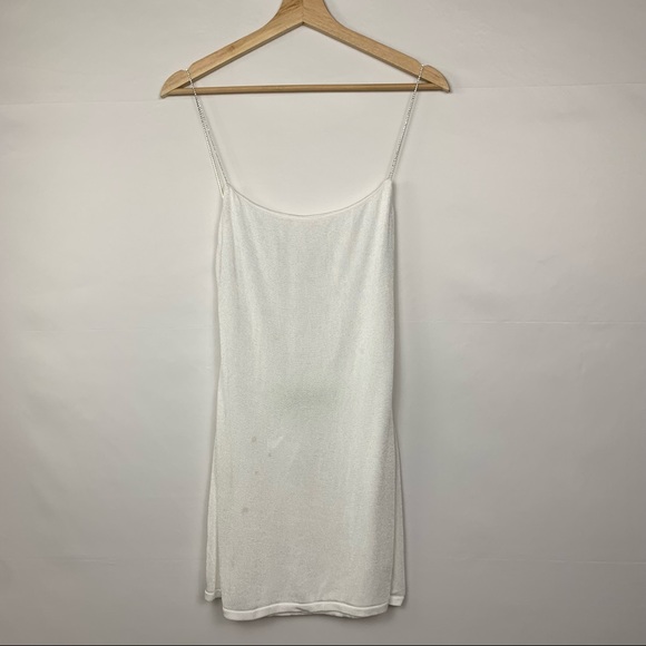 Gauge81 Hira Short Mini Diamond Backless Dress Ivory White XS - Picture 4 of 9